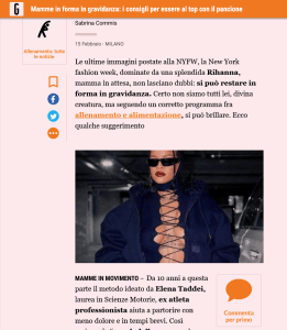 gazzetta dello sport mamme in movimento
